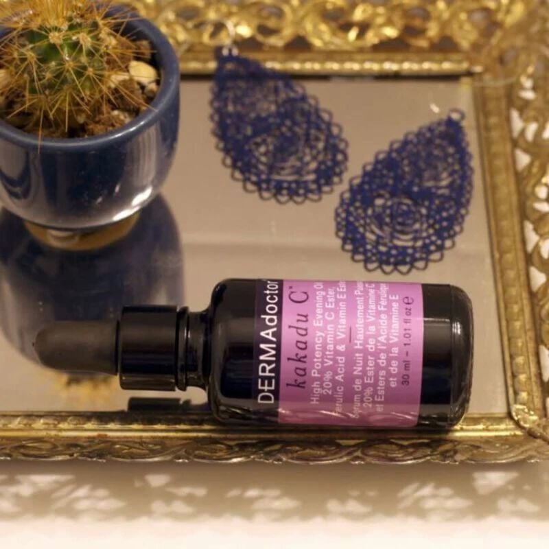 dermadoctor kakadu c 20% vitamin c e ferulic acid evening oil