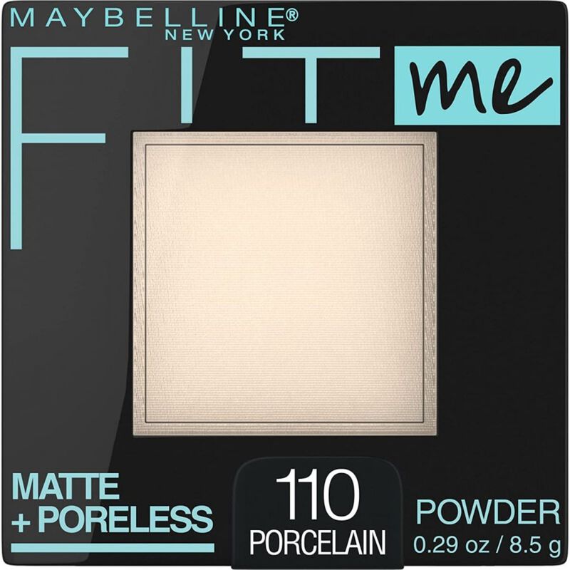maybelline new york fit me matte and poreless powder 110 porcelain