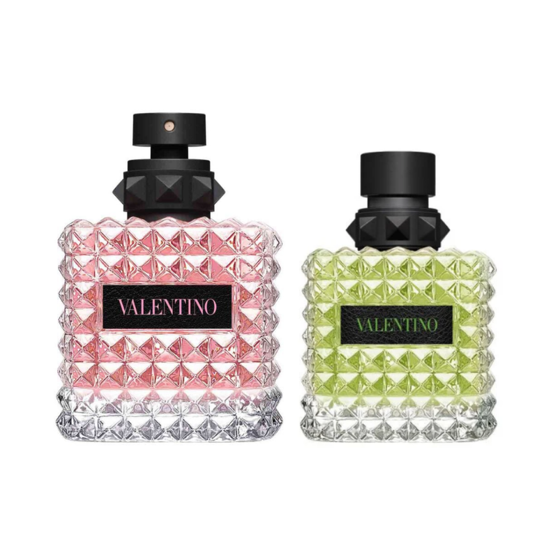 فالنتينو donna born in roma edp 100ml x bir dona green 50ml