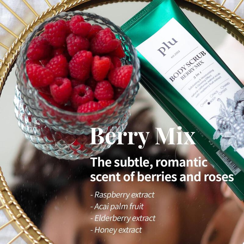 بي ال يو مقشّر الجسم بالتوت المشكل