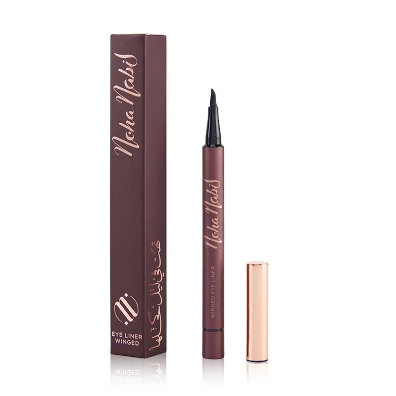 noha nabil winged eyeliner