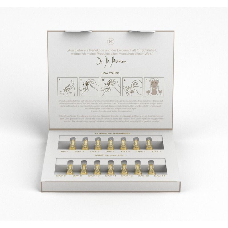 mint by dr. mintcheva glow facial ampoules