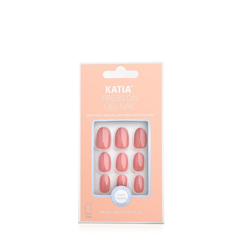 katia gorgeous press on nails oval