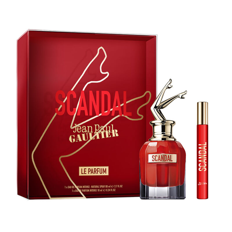 jean paul gaultier scandal le parfum set  eau de parfum 80ml, travel spray 10ml