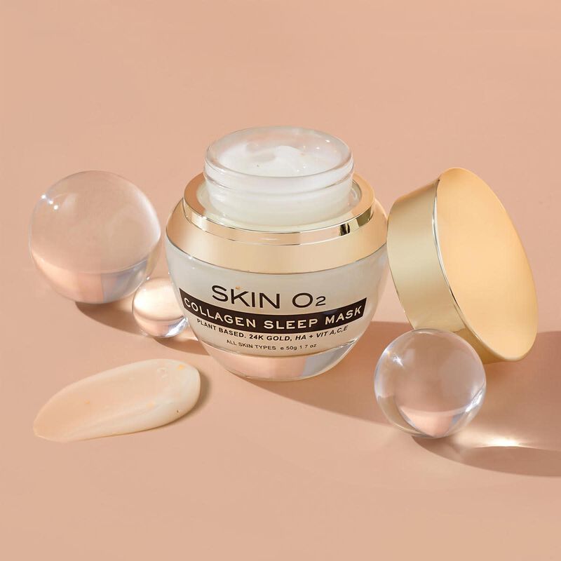 skin o2 24k gold collagen sleep