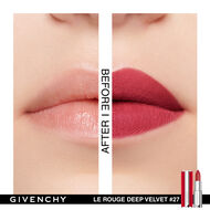 Le Rouge Deep Velvet faces le rouge deep velvet