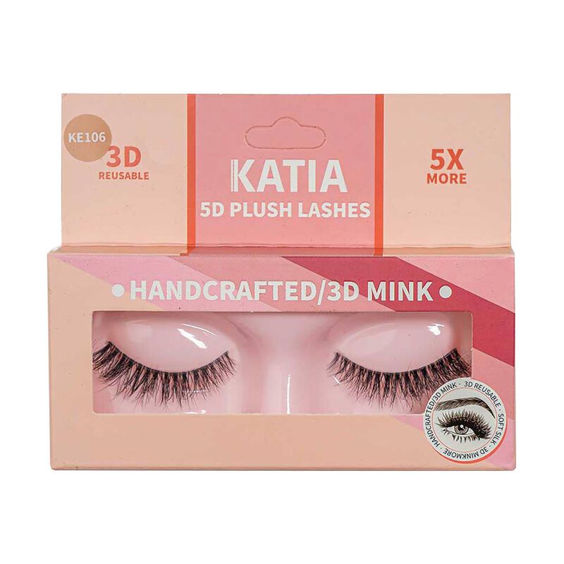 katia plush lashes hand crafte 3d mink