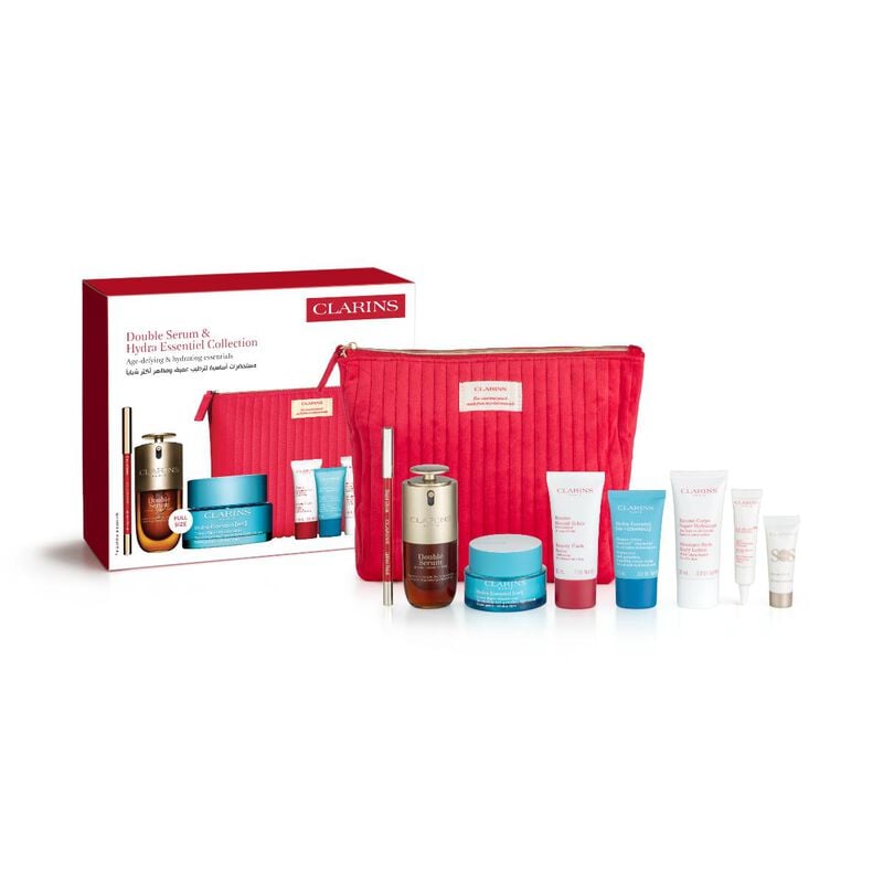 clarins double serum & hydra essentiel collection