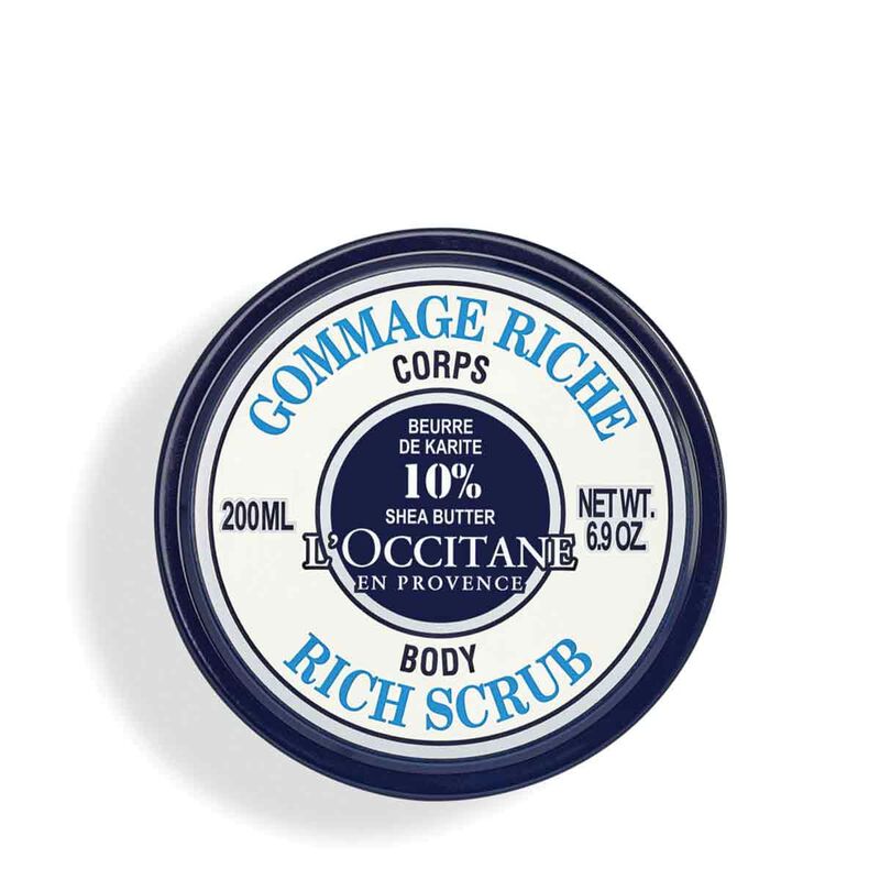 l'occitane shea butter ultra rich body scrub 200ml