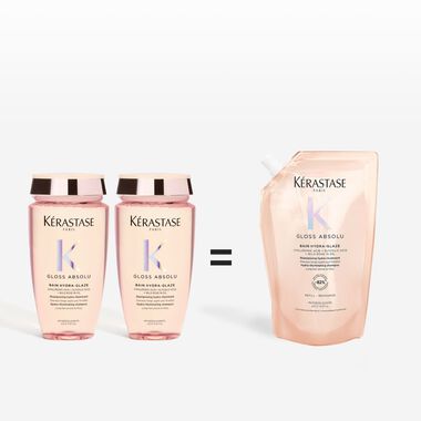 faces شامبو غلوس أبسولو هيدرا غلايزعبوة لاعادة التعبئة