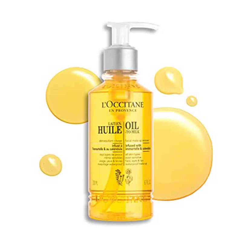 l'occitane oiltomilk facial makeup remover 200ml