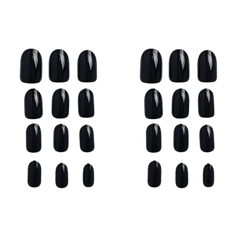 katia gorgeous press on nails oval