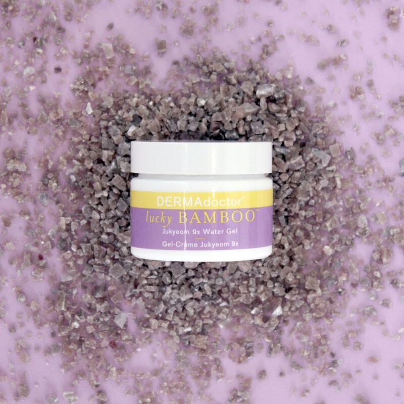 dermadoctor lucky bamboo korean jukyeom 9x water gel for dull, dehydrated, and acneprone skin