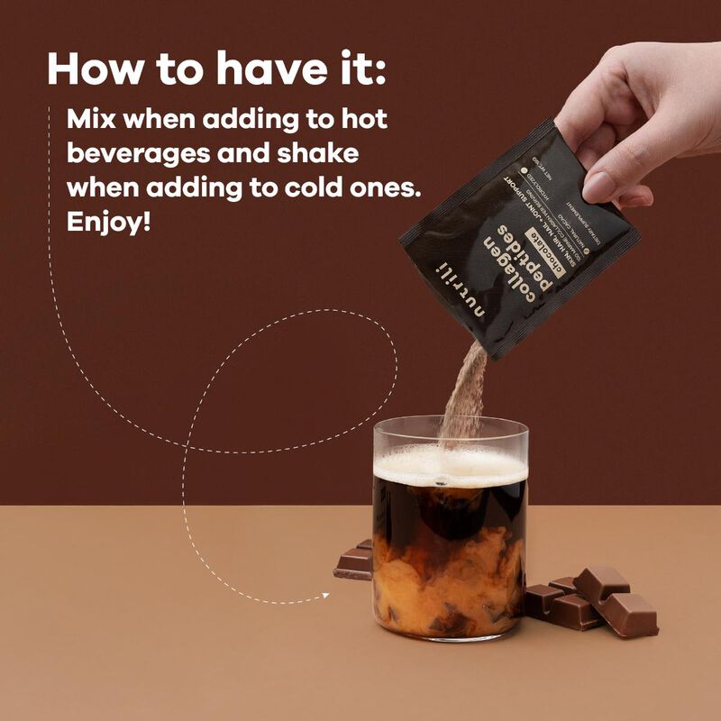 nutrili marine collagen peptides  chocolate