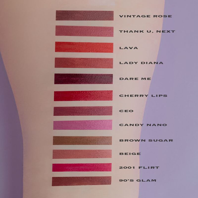 ناتالي بيوتي أحمر الشفاه لب لاش سلك مطفي