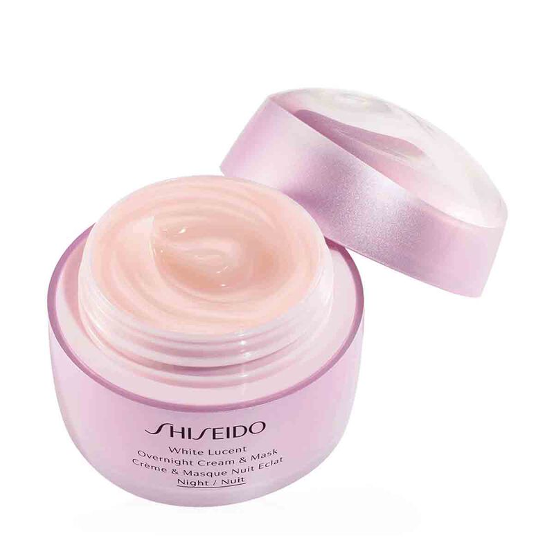 shiseido white lucent overnight cream & mask