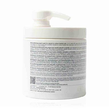 faces active yogurt mask for natural   colour treated hair