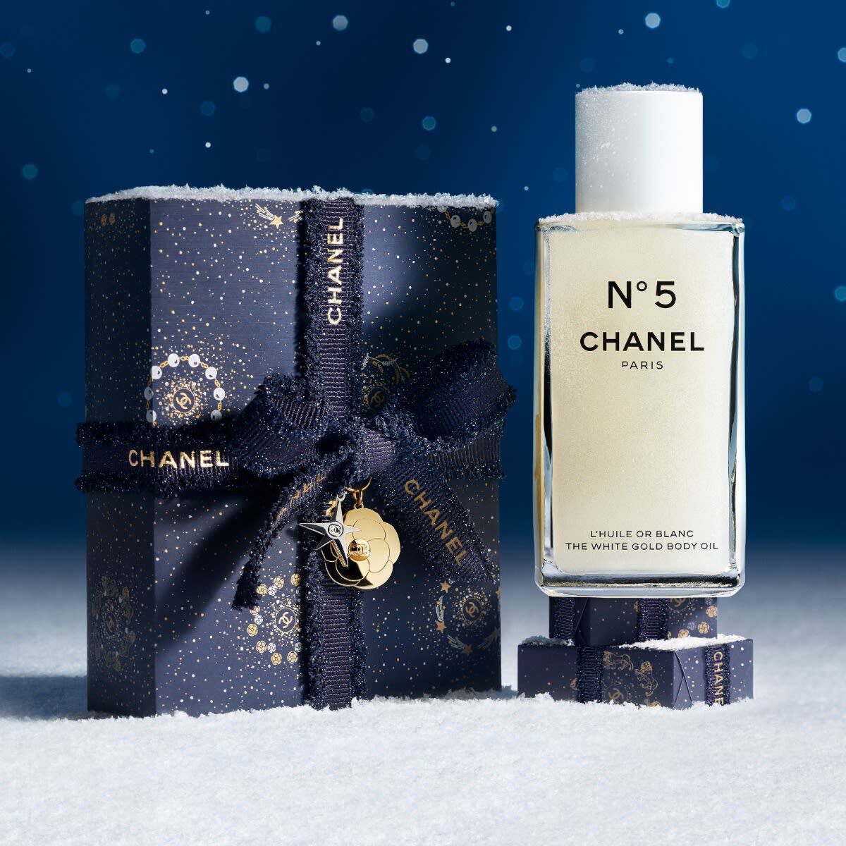 Chanel N°5 The White Gold Body Oil - Festive Edition