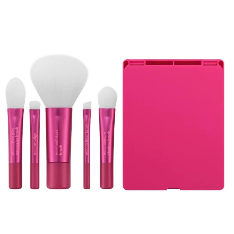 ريل تكنينك مجموعة فرش مكياج للسفر جلو تو جو من فيفيد اسكيب 6 قطع