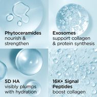 faces hyaluronic acid   peptides ceramide hydra plumping water