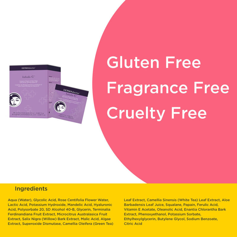dermadoctor kakadu c intensive peel pads