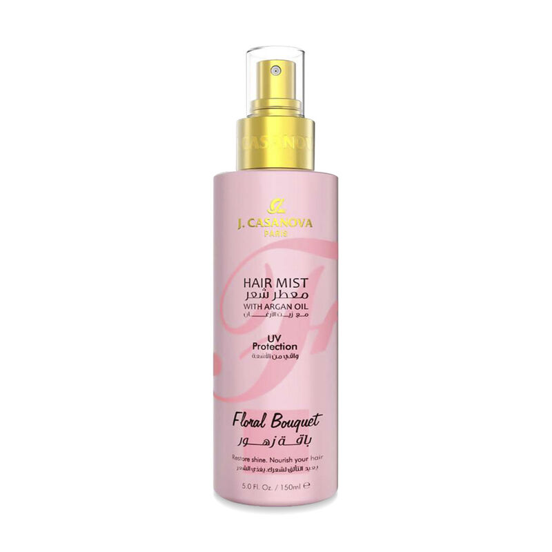 j. casanova hair mist with argan oil and uv protection floral bouquet