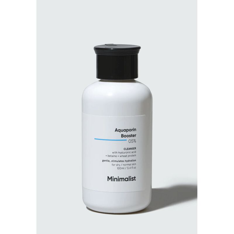 minimalist aquaporin booster 5% cleanser