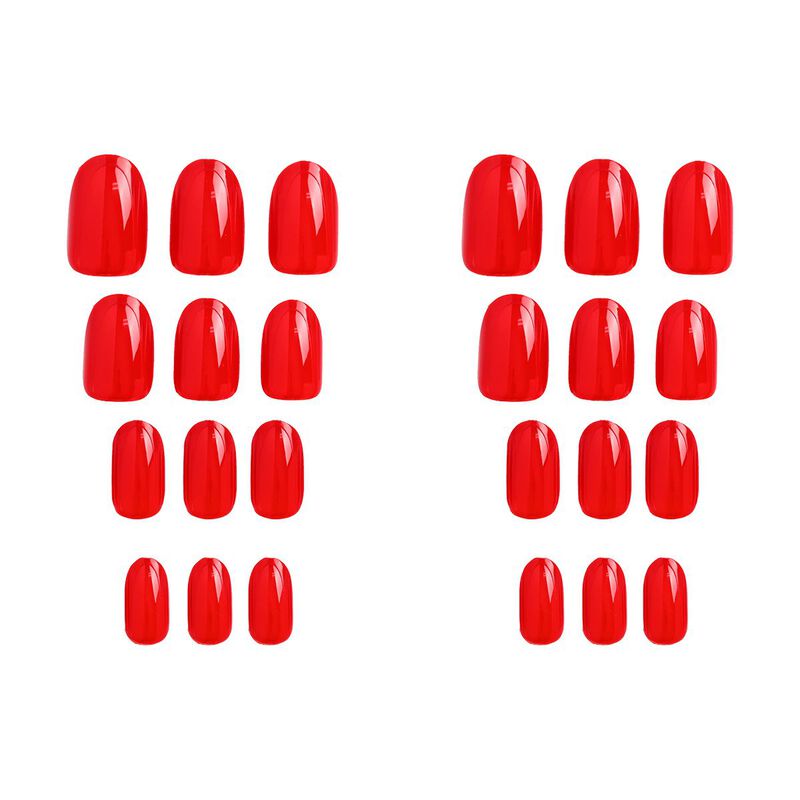 katia gorgeous press on nails oval