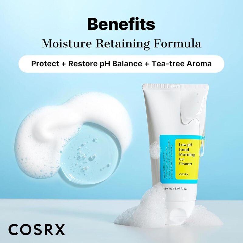cosrx cosrx low ph good morning gel cleanser 150ml