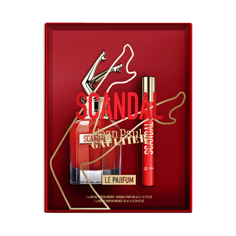 jean paul gaultier scandal le parfum set  eau de parfum 80ml, travel spray 10ml