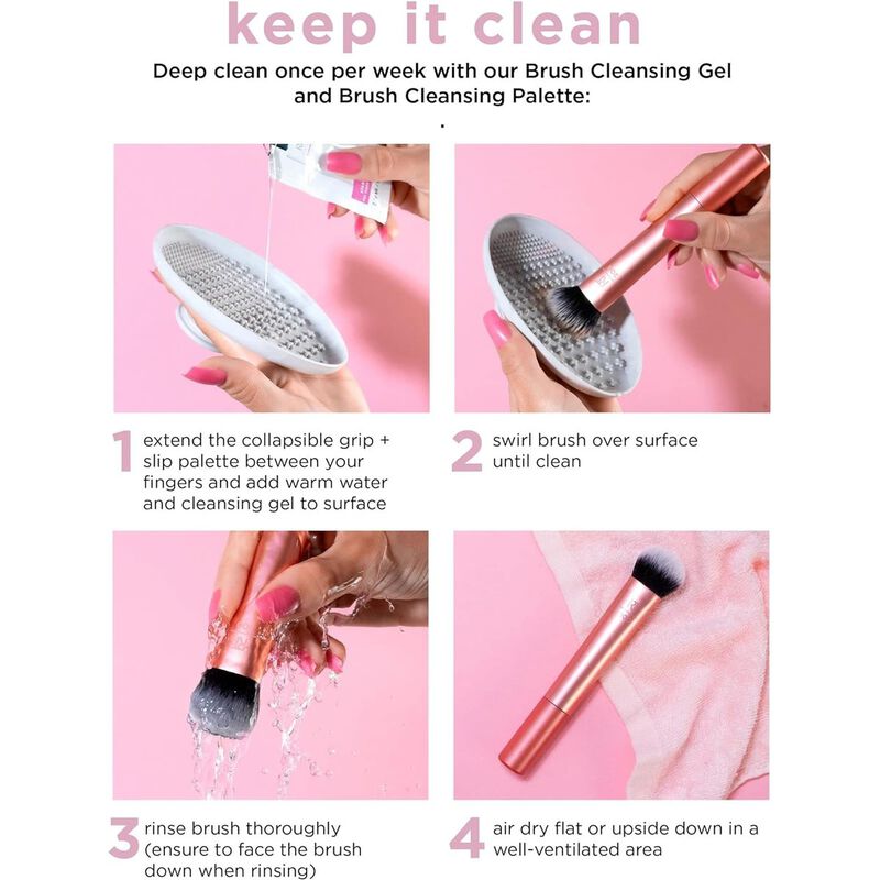 ريل تكنينك فرشاة مكياج أحمر الخدود فائقة النعومة