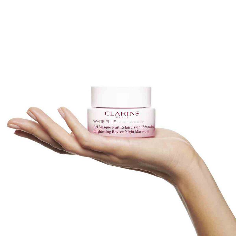 clarins white plus brightening & renewing night gelmask 50ml