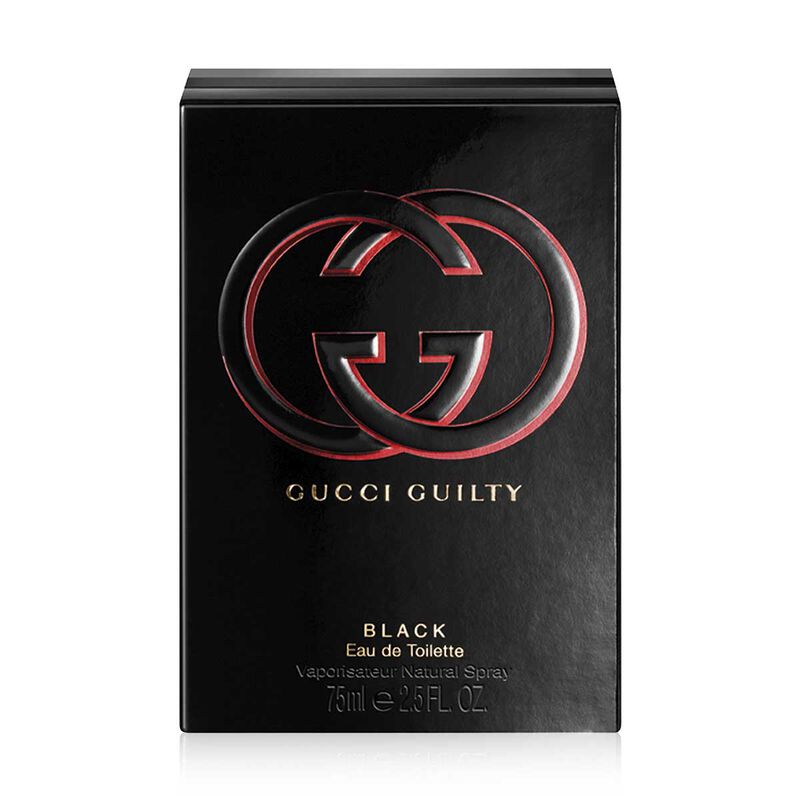 gucci gucci guilty black eau de toilette for her 75ml