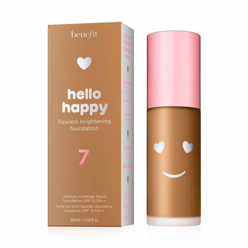 benefit hello happy flawless brightening foundation