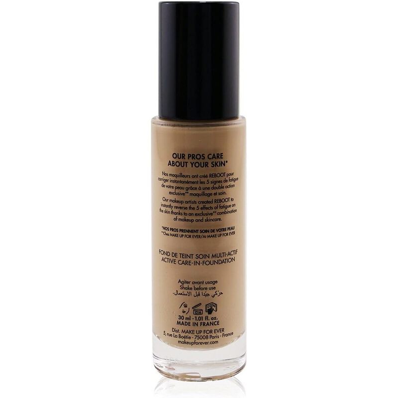make up for ever reboot  y218 revitalizing foundation pomp 30 ml