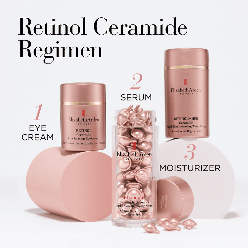 elizabeth arden retinol + hpr ceramide capsules rapid skin renewing serum