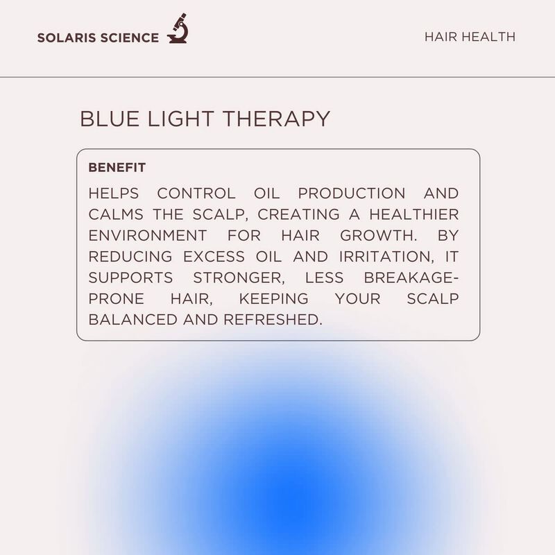 سولاريس لابوراتوريز ان واي عصابة الرأس رأس ان واي بضوء ليد الأحمر المكثف لدعم نمو الشعر