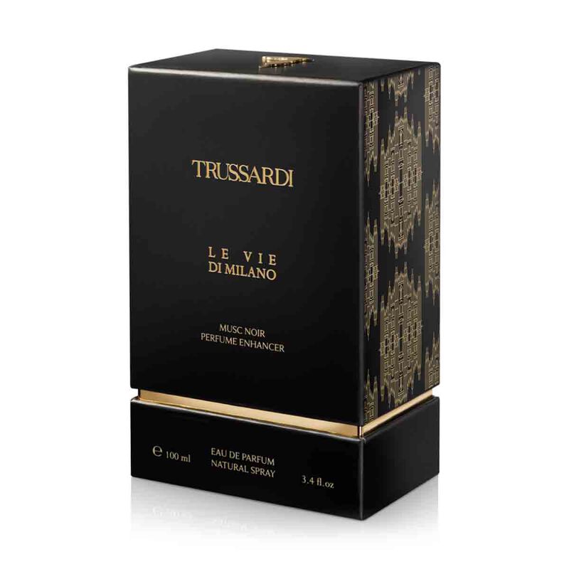 trussardi le vie di milano musc noir perfume enhancer eau de parfum 100ml
