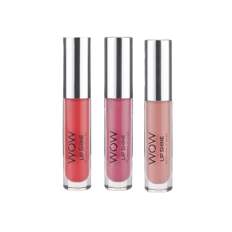 lip shine glossy sumac x glossy plum x glossy henna