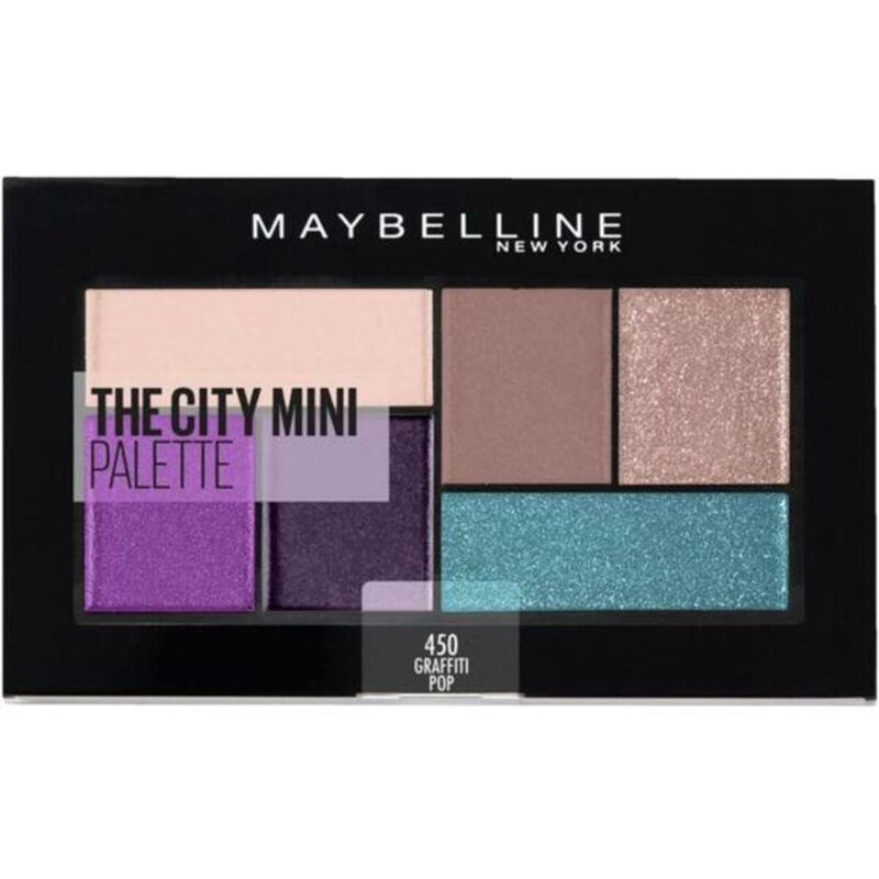 maybelline new york the city mini palette shadows 450 graffiti pop
