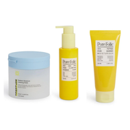 faces ميدكا إيسنس وسادة مهدئة 130 مل   رغوة إيسنس لتنقية المسام 150 مل   مرطب فيتا ببتيد لحاجز المسام 100 مل