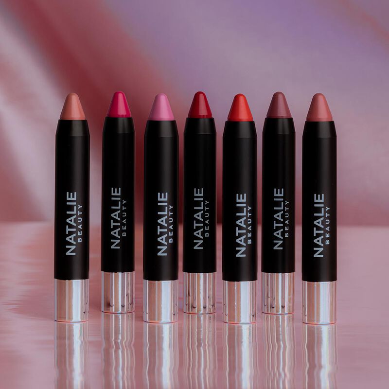 natalie beauty lip lush  silky matte lipstick