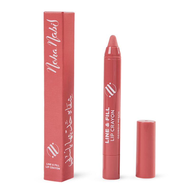 noha nabil line & fill lip crayon