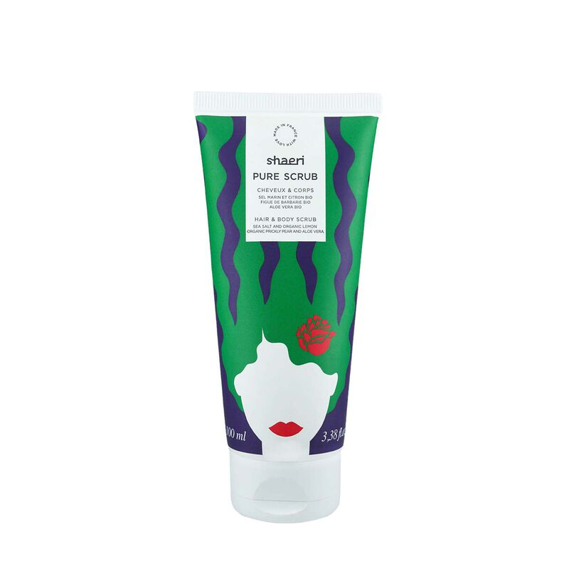 شعري مقشر الشعر والجسم النقي