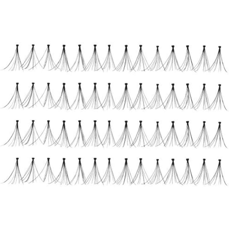 ارديل رموش فردية متوسطة الحجم معقودة باللون الأسود