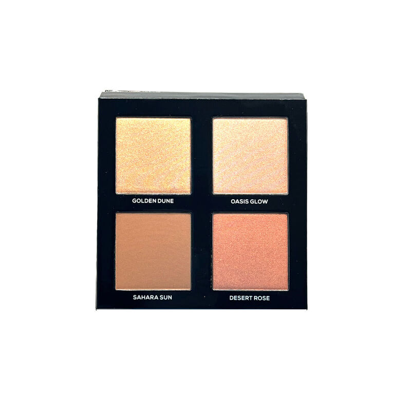 واو بيوتي لتس فيس ات  باليت أحمر خدود وهايلايتر