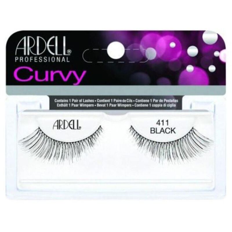 ardell curvy lashes 411 black