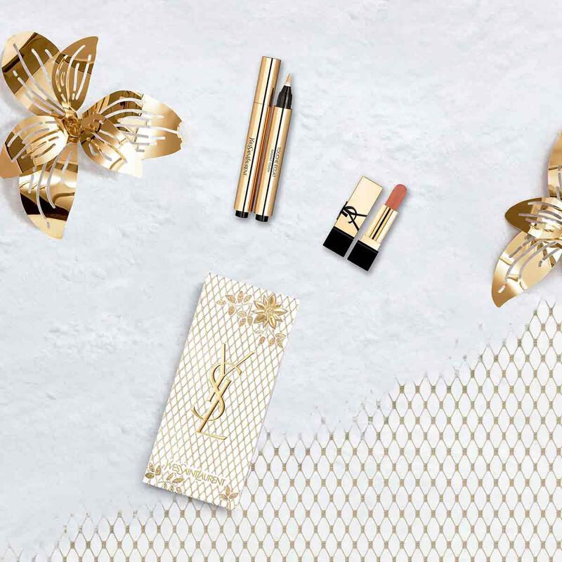 yves saint laurent touche eclat & mini rouge