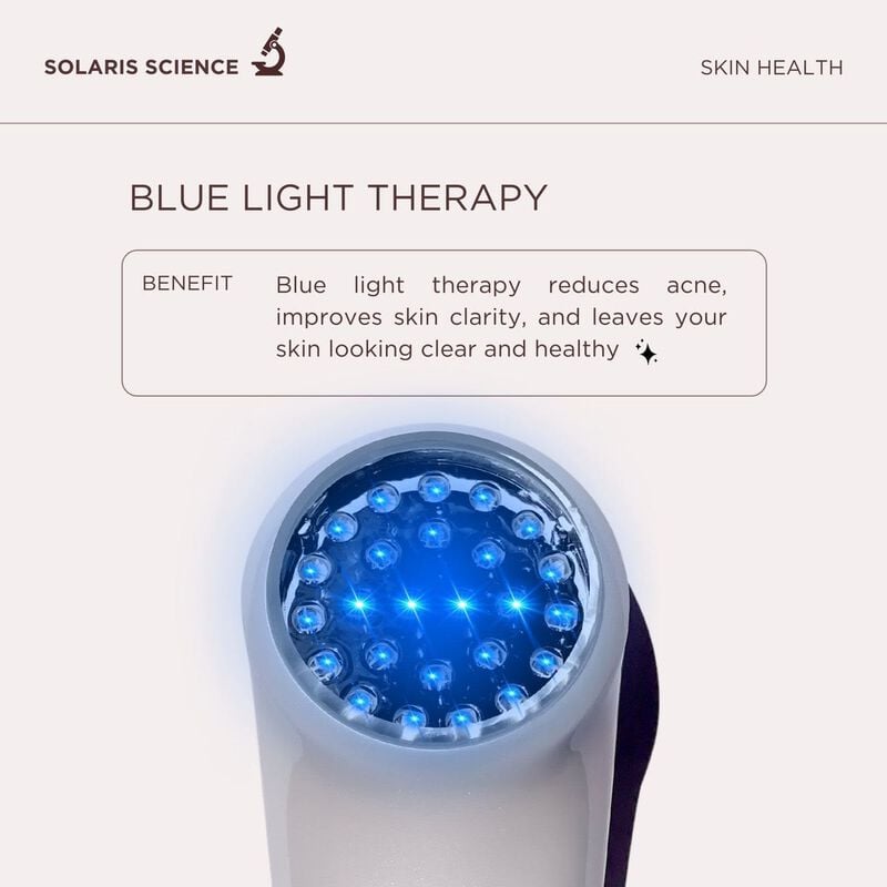 solaris laboratories ny visispec handheld ir + led light therapy massager