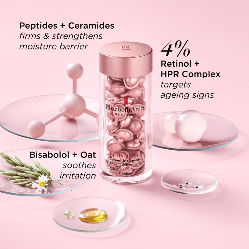 إليزابيث آردن كبسولات ريتينول +  سيراميد hpr لتجديد البشرة